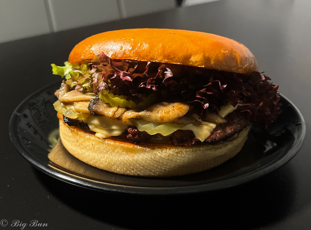 Swiss Mushroom Burger